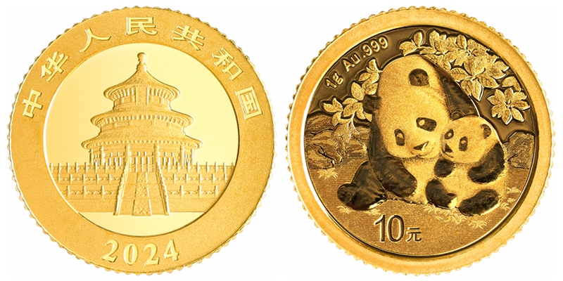 能佩戴的“熊猫币”来了！